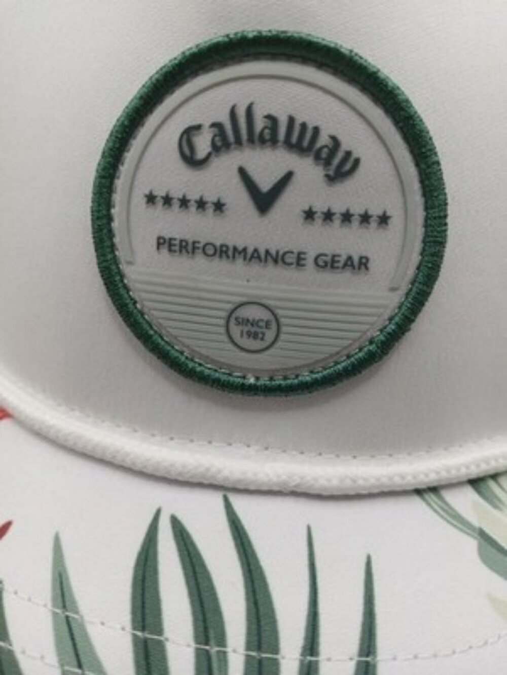 Callaway Aloha Collection Bogey Free Tropical Adjustable Woven Baseball Hat Cap - Picture 3 of 10